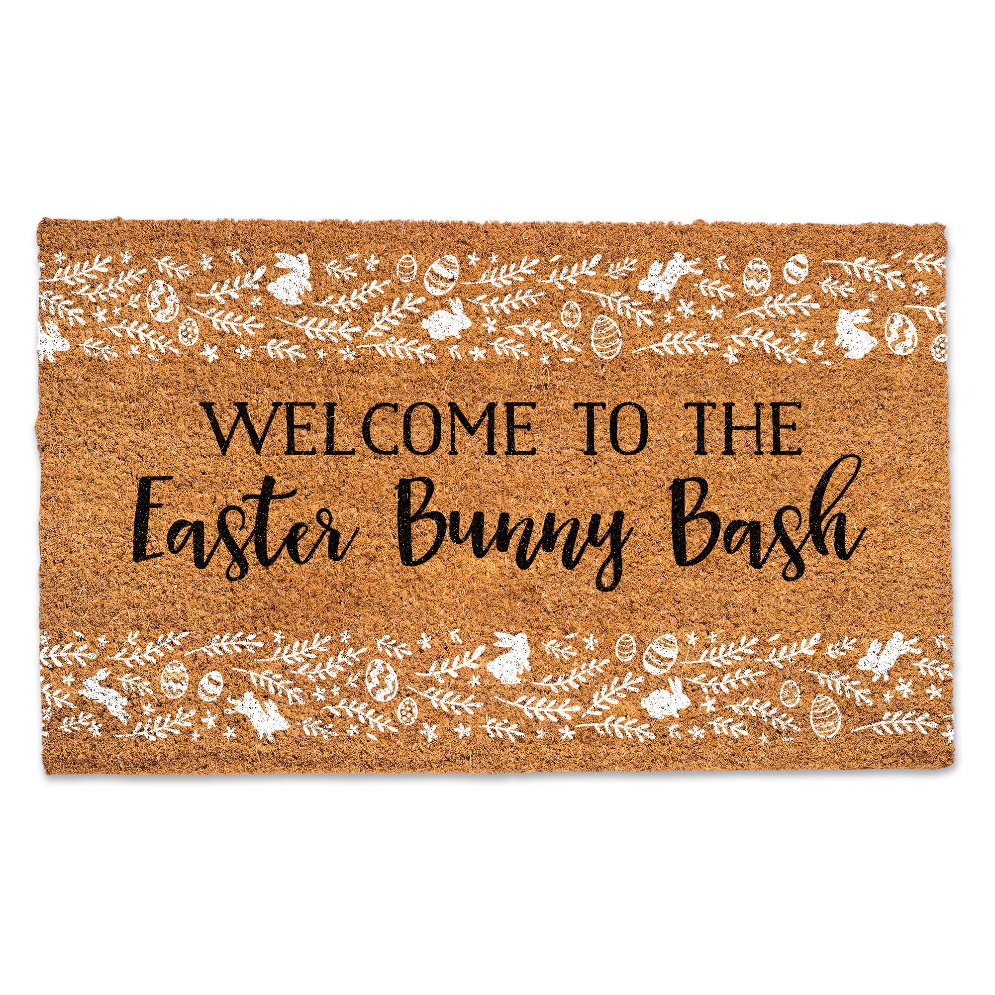 Easter Bunny Bash 30" x 18" Door Mat